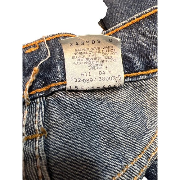 Vintage Levi Women's 560 Loose Fit Straight Leg Blue Jeans Size 10 Medium - Picture 3 of 4